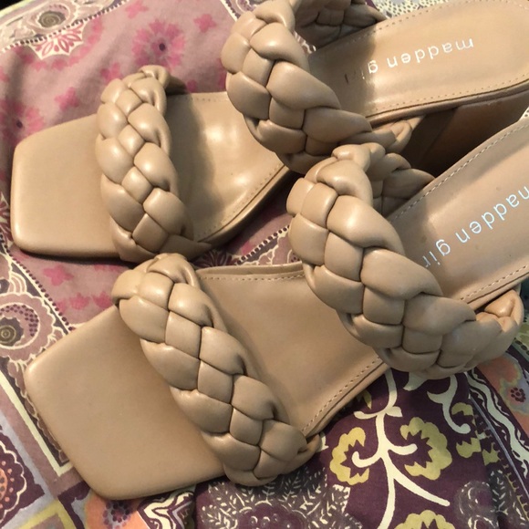 Madden Girl Shoes - Braided block heel